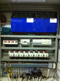 Щит управления (внутри)